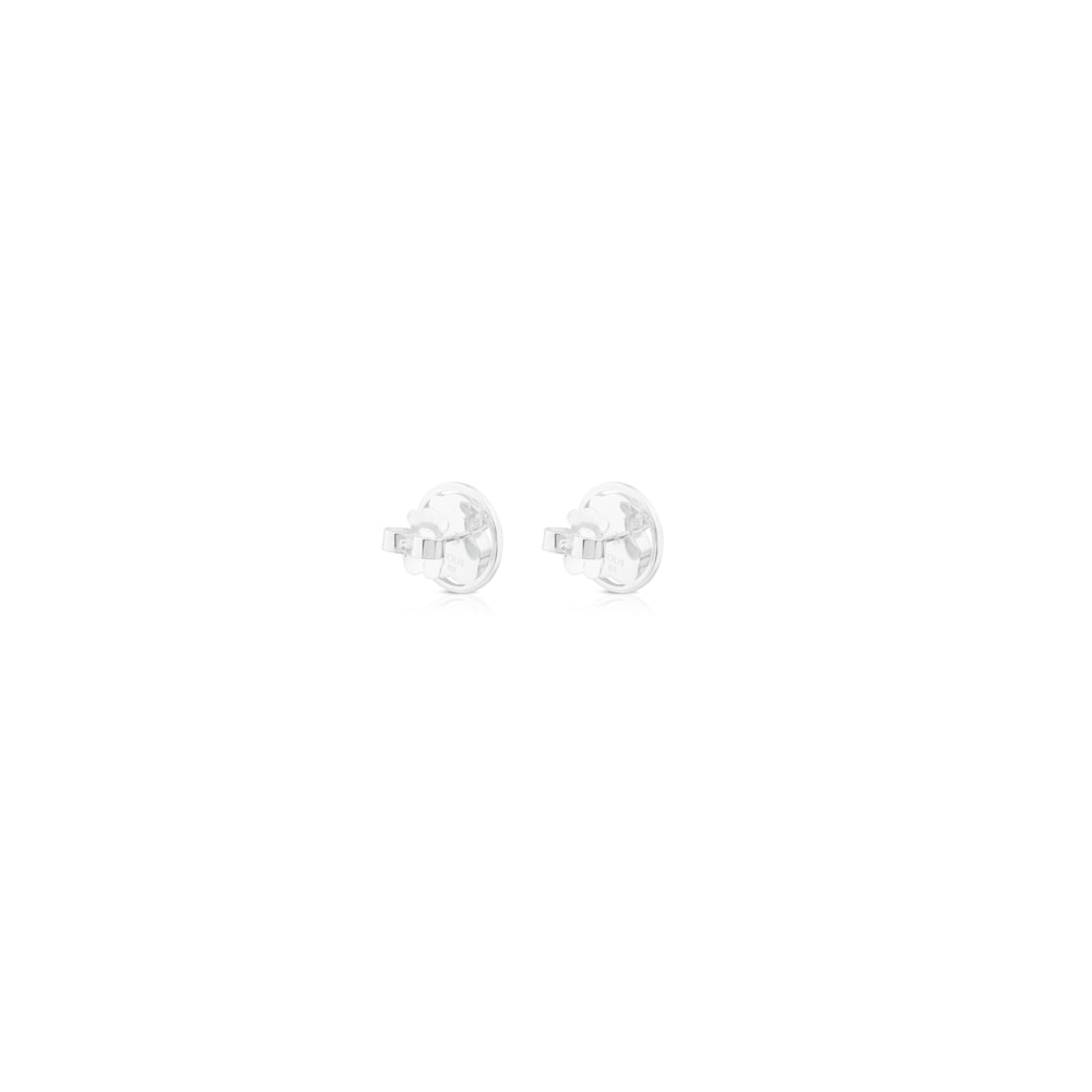 Silver Camille Earrings with Rose Quartz image number 2