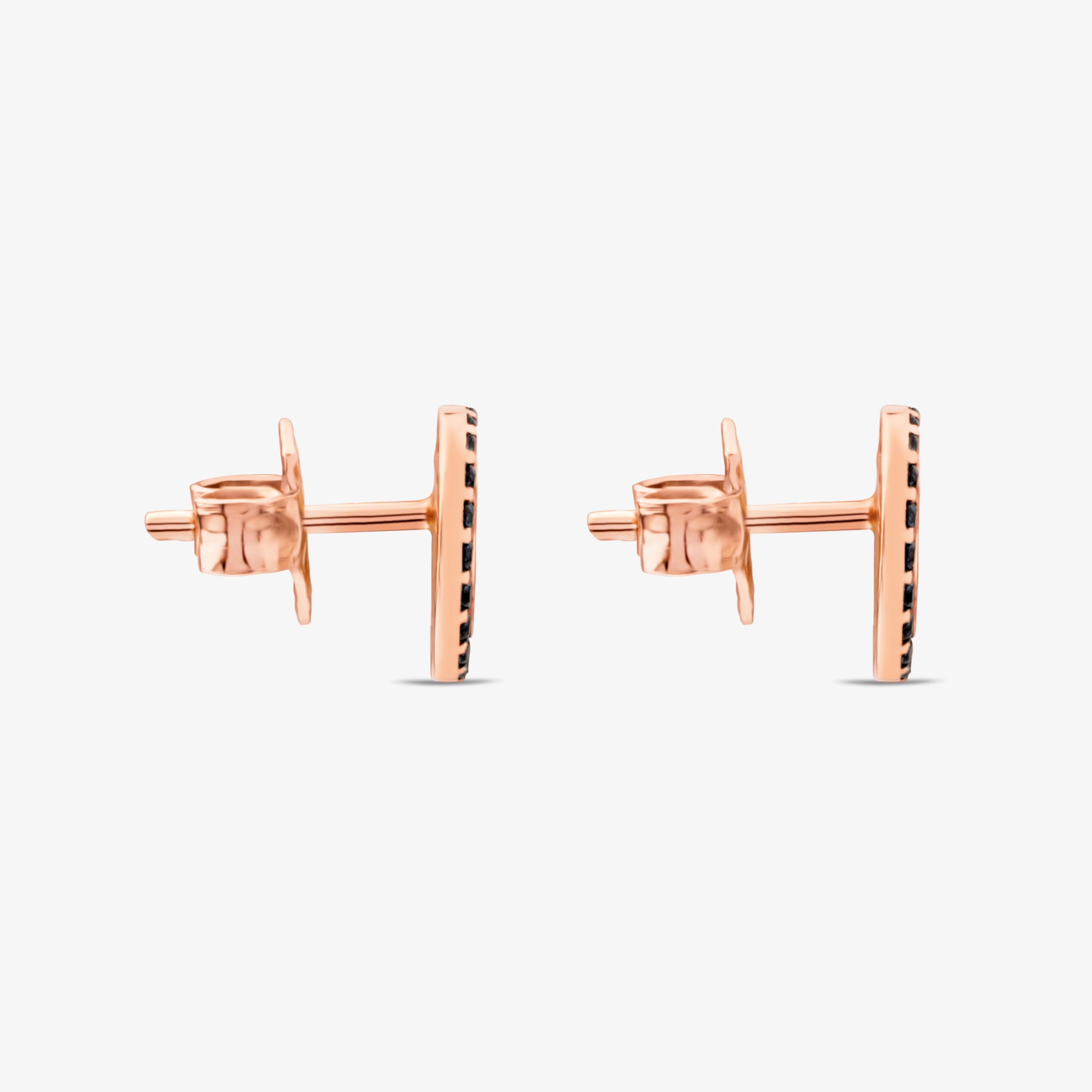 Rose 18K gold vermeil TOUS Camille Earrings with Spinels Bear motif