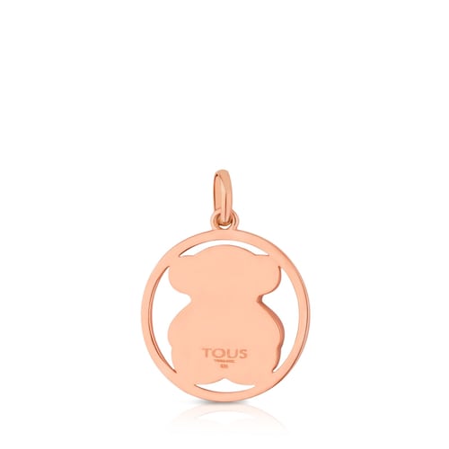 Pendentif Camille en Argent Vermeil rose avec Amazonite
