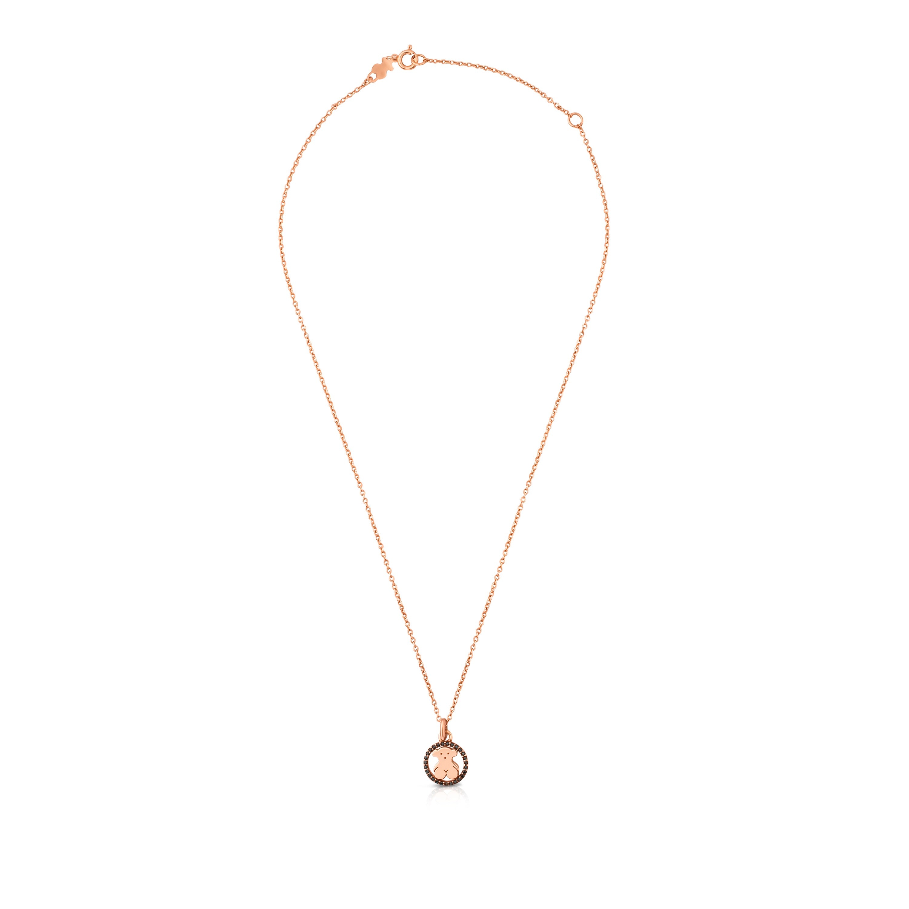 Rose Vermeil Silver Camille Necklace with Spinels