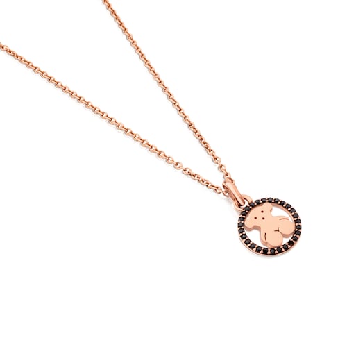 Rose Vermeil Silver Camille Necklace with Spinels