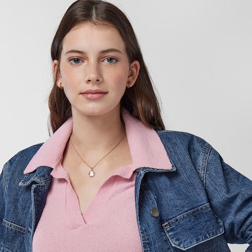 Rose Vermeil Silver Camille Necklace with Spinels