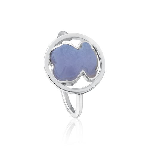 Bague Camille en Argent avec Calcédoine image number 0