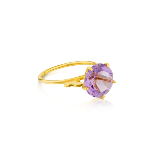 Ivette Ring in Gold with Amethyst