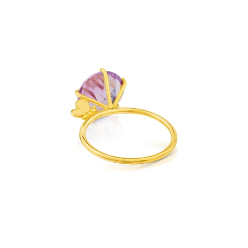 Ivette Ring in Gold with Amethyst