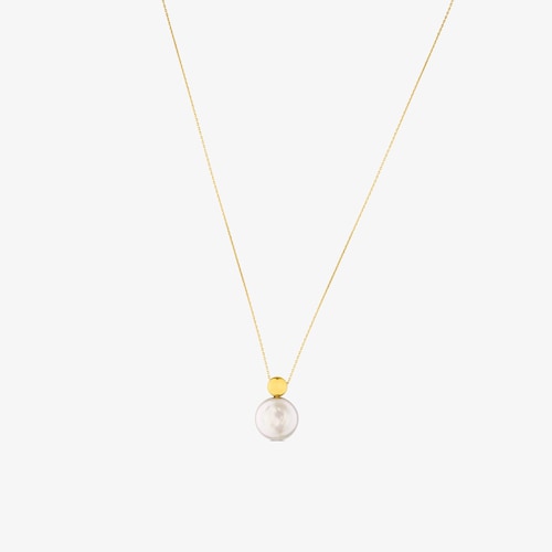 Collar de oro 18K con perla cultivada Alecia