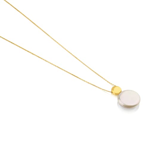 Collar de oro con perla cultivada Alecia
