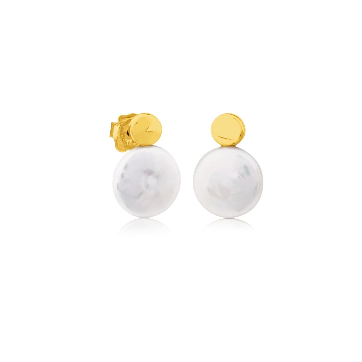 Alecia Earrings in Gold with Pearl