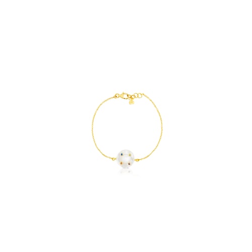 Ciel Bracelet in Gold with Gems and Mother-of-Pearl