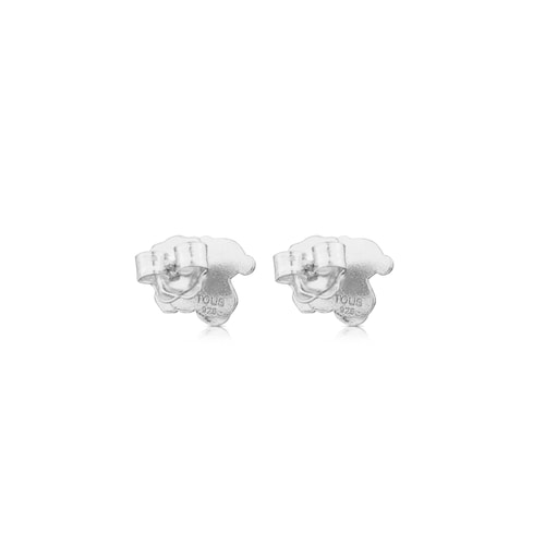Pendientes de plata motivo oso 1cm Hill