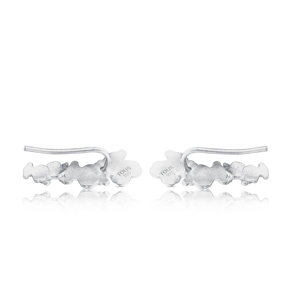Pendientes de plata motivo oso 2,3cm. Hill