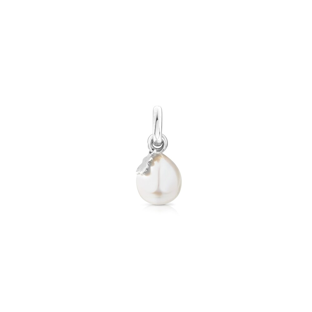 Silver Tiny Pendant with Pearl