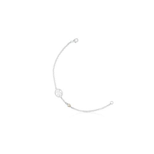 Pulsera Camee de Plata con Perla