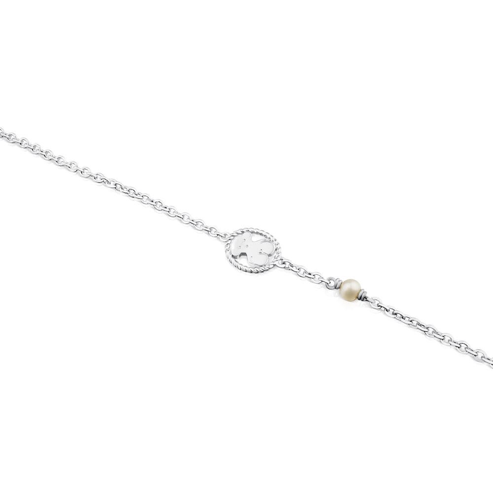 Pulsera de plata con perla cultivada Camee