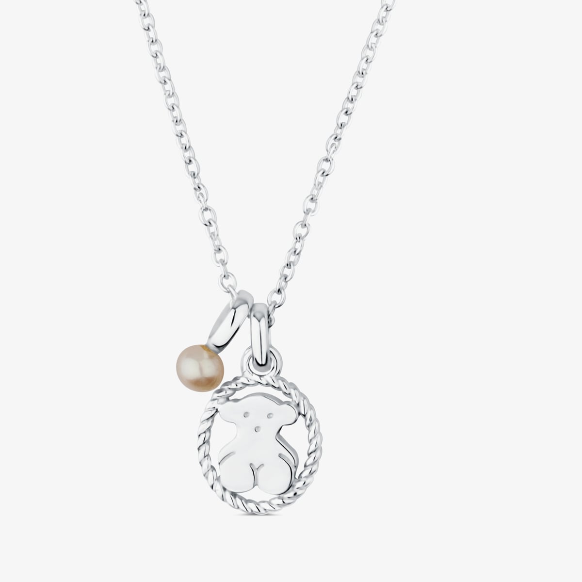 Tous - Collar De Plata Con Perla Cultivada Camee - Blanco