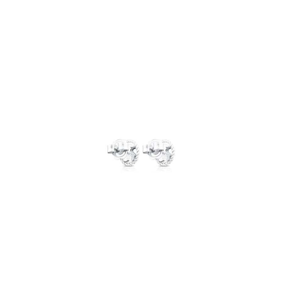 Silver Camee Earrings
