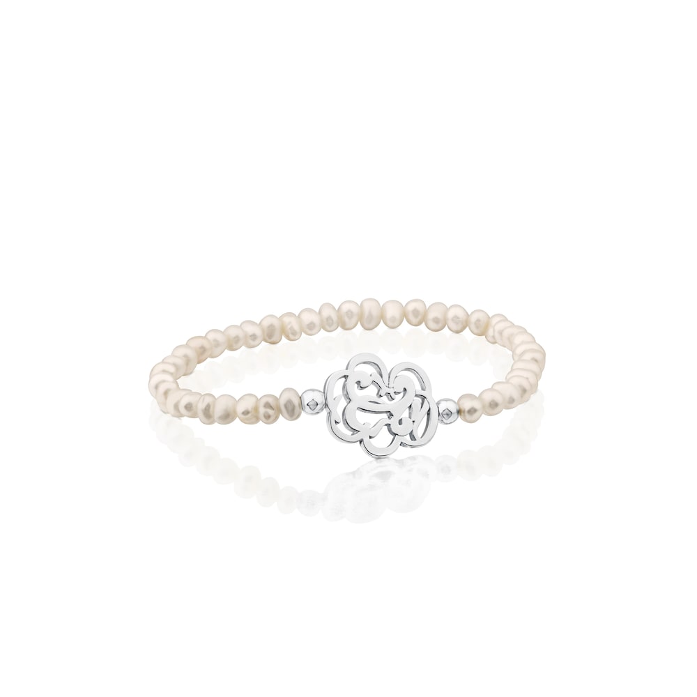 Pulsera Rubric de Plata con Perla