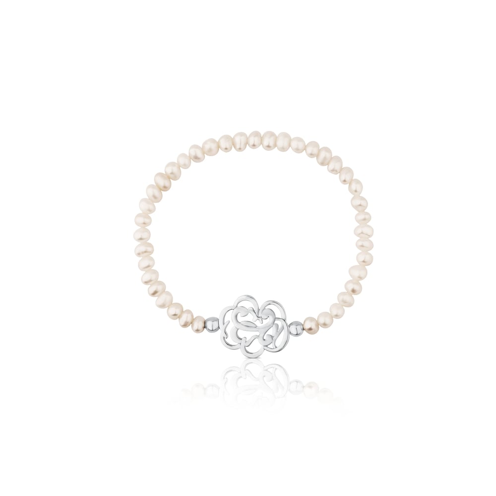 Pulsera Rubric de Plata con Perla