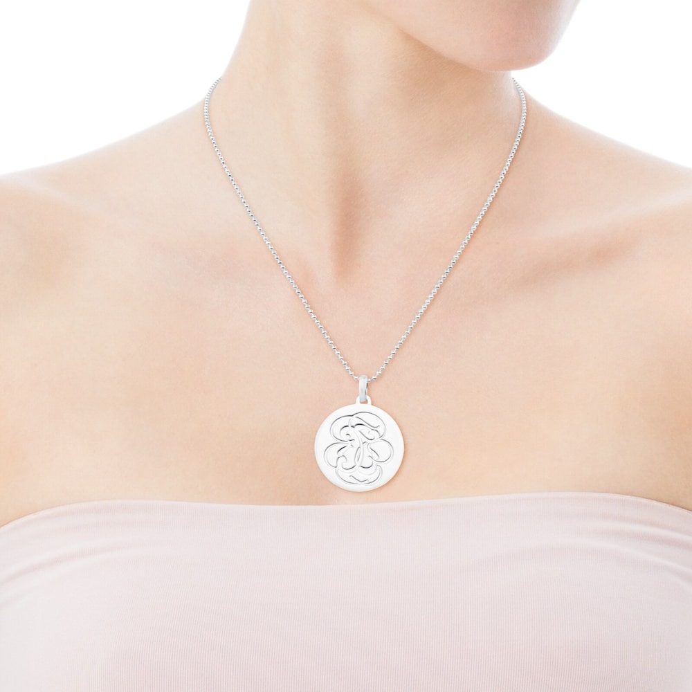 Silver Rubric Pendant