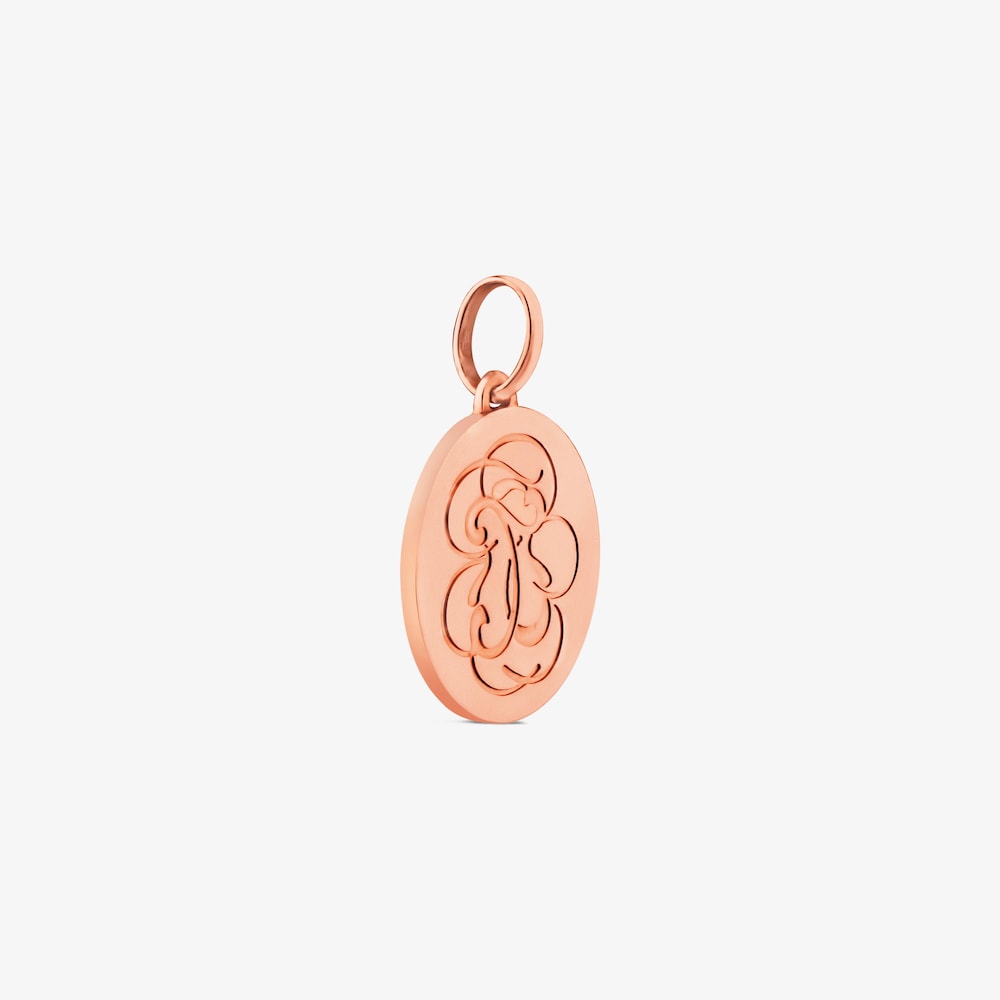 Rose 18K gold vermeil Rubric Pendant