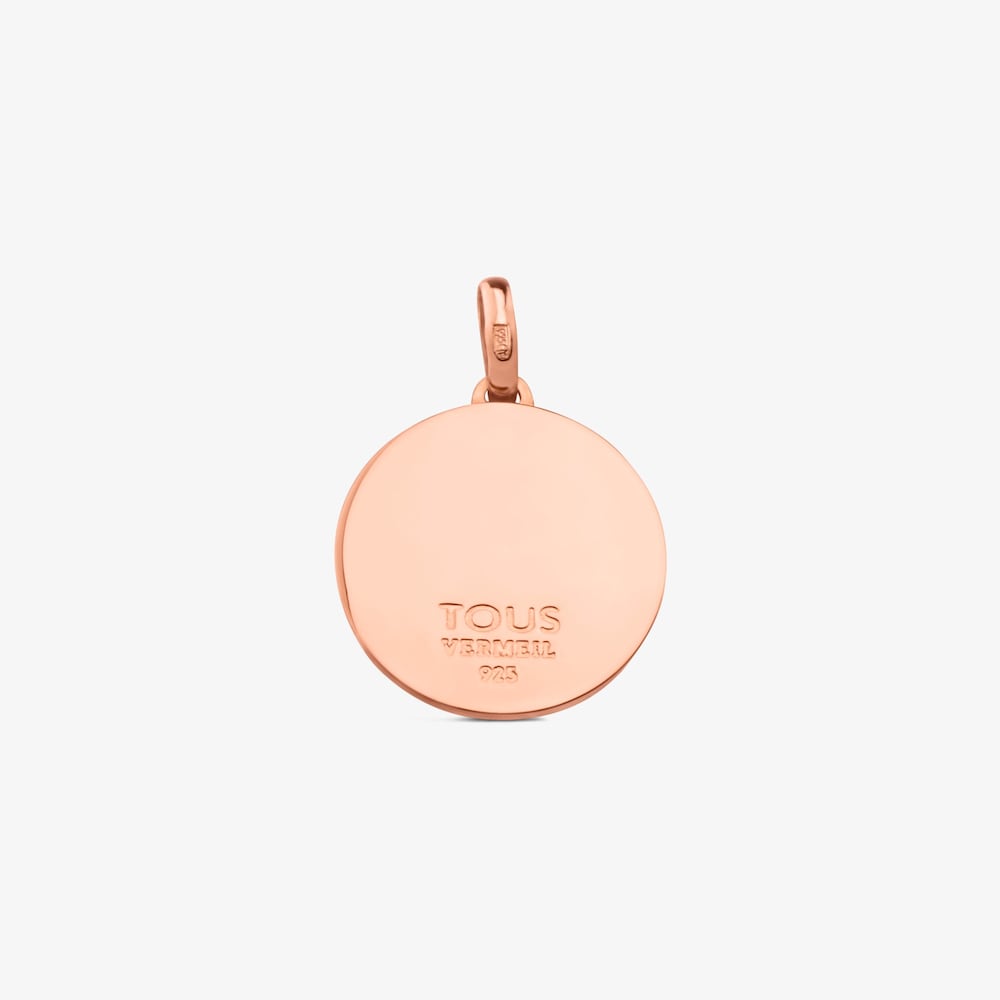 Rose 18K gold vermeil Rubric Pendant