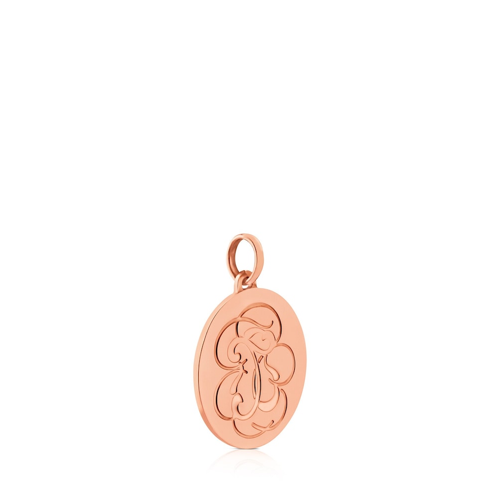 Colgante Rubric con baño de oro rosa 18 kt sobre plata image number 1