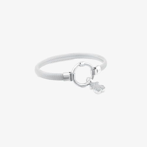 Pulsera mediana de plata Hold