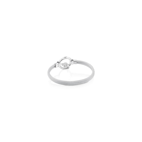 Medium Silver Hold Bracelet