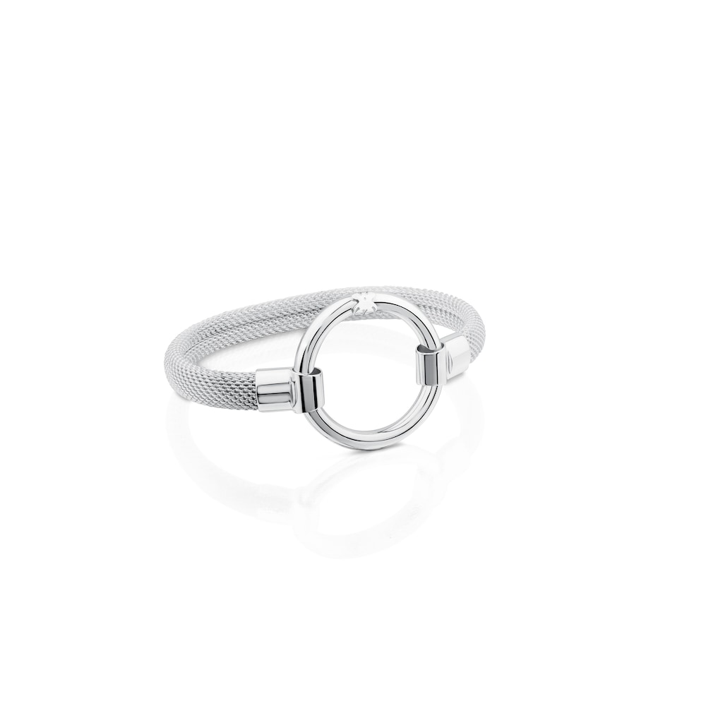 Silver TOUS Hold Bracelet 3cm.