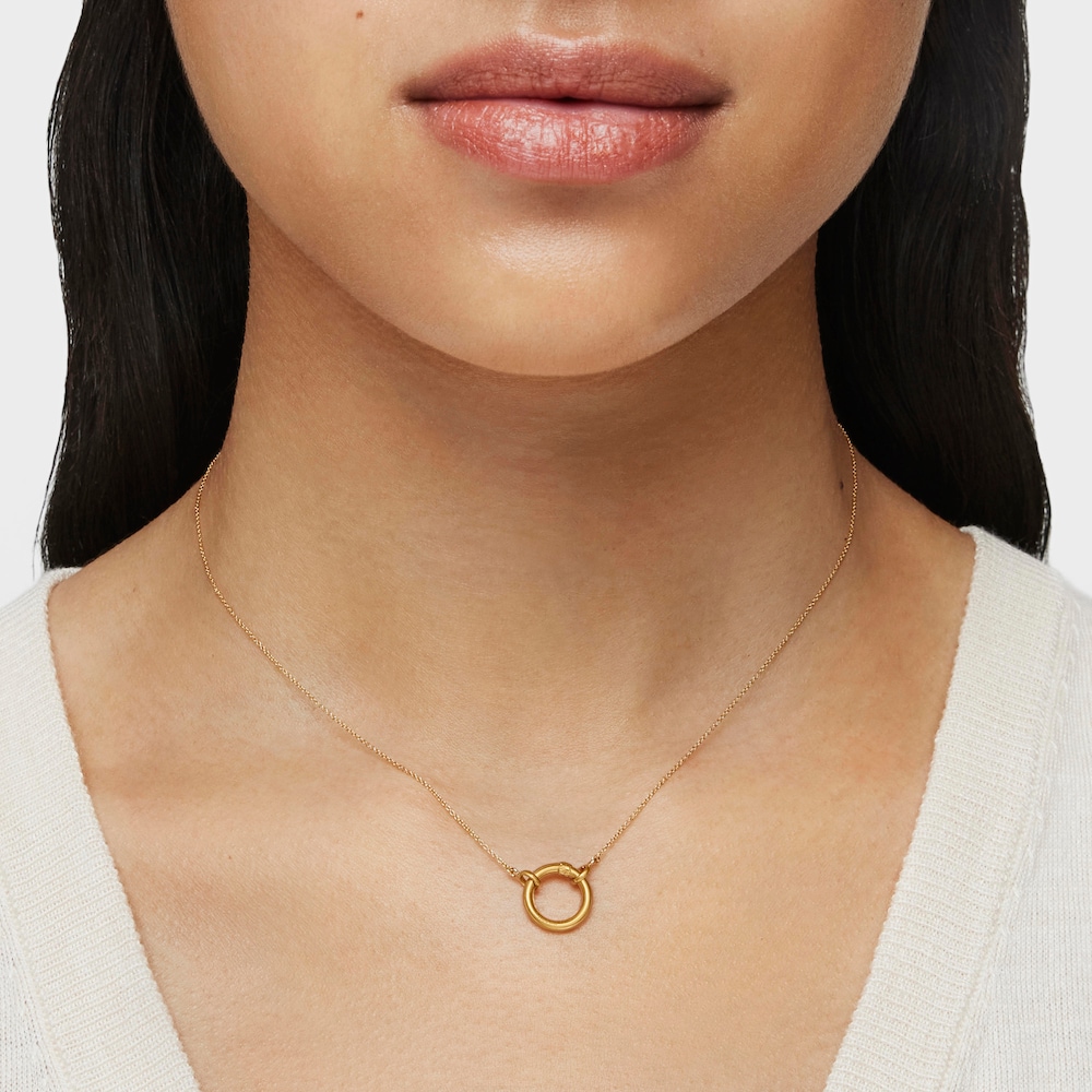 Gold Hold Necklace with 47-100" ring image number 7