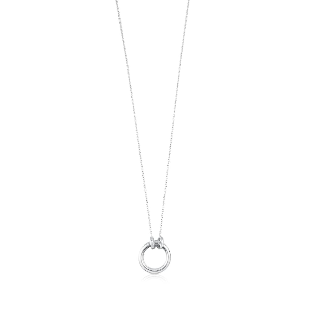 Silver TOUS Hold Necklace 1,6cm