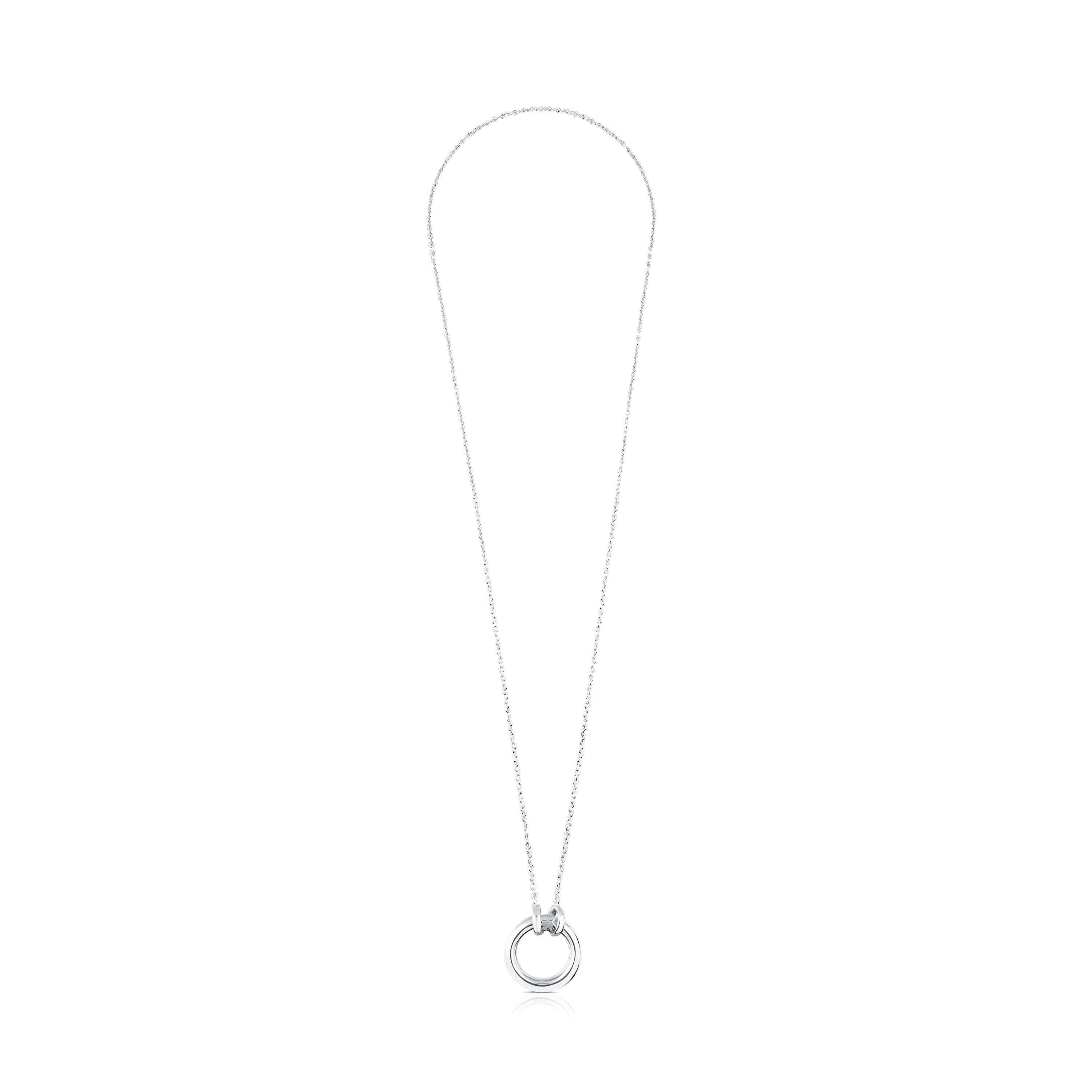 Silver TOUS Hold Necklace 1,6cm.