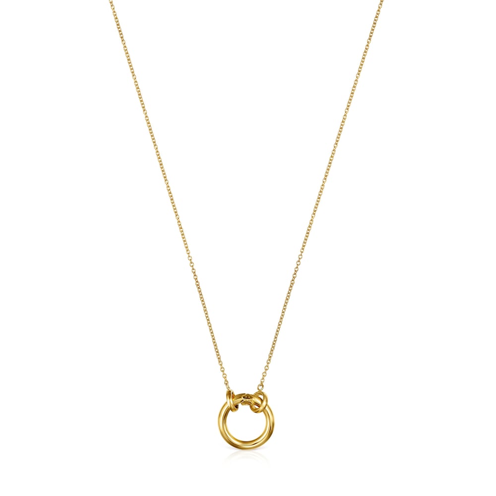 Hold small Necklace in Silver Vermeil