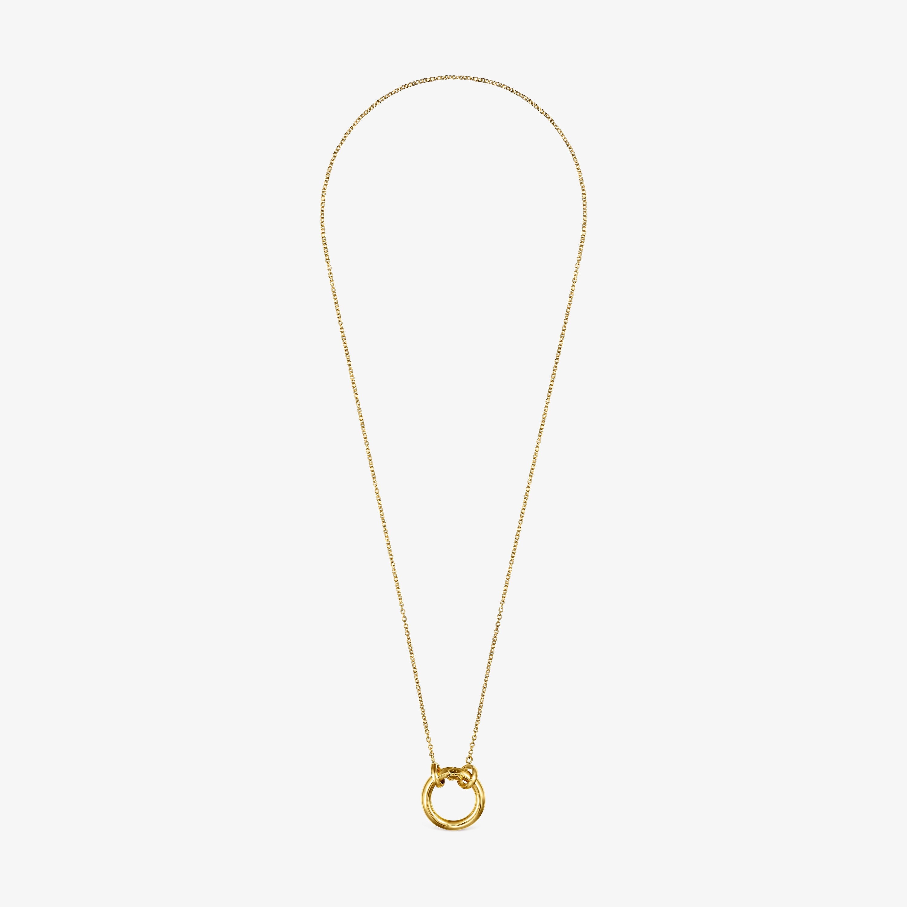 Hold small Necklace in 18K gold vermeil