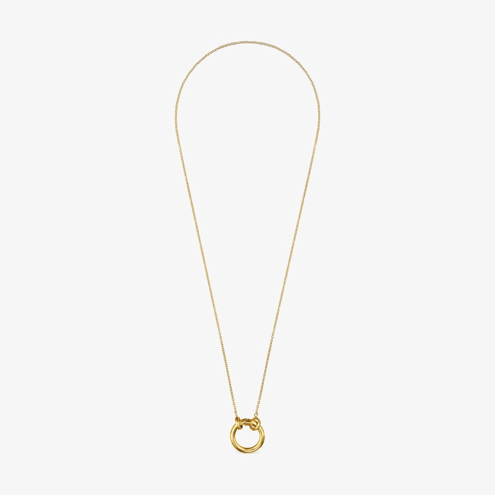 Naszyjnik Tous Hold z ż&oacute;łtego srebra Vermeil
