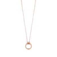 Rose Vermeil Silver TOUS Hold Necklace 1,6cm