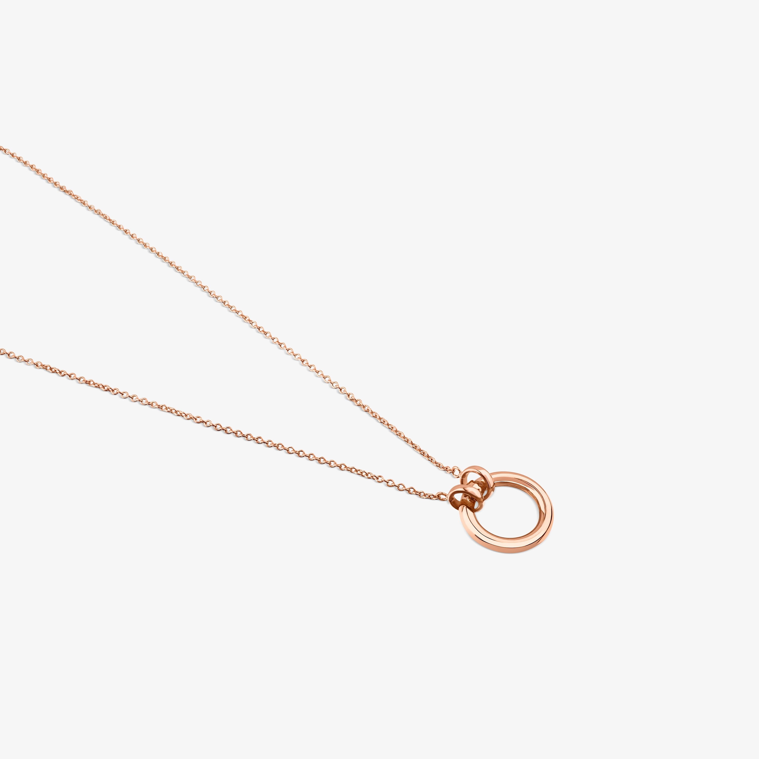 Rose 18K gold vermeil TOUS Hold Necklace 1,6cm.