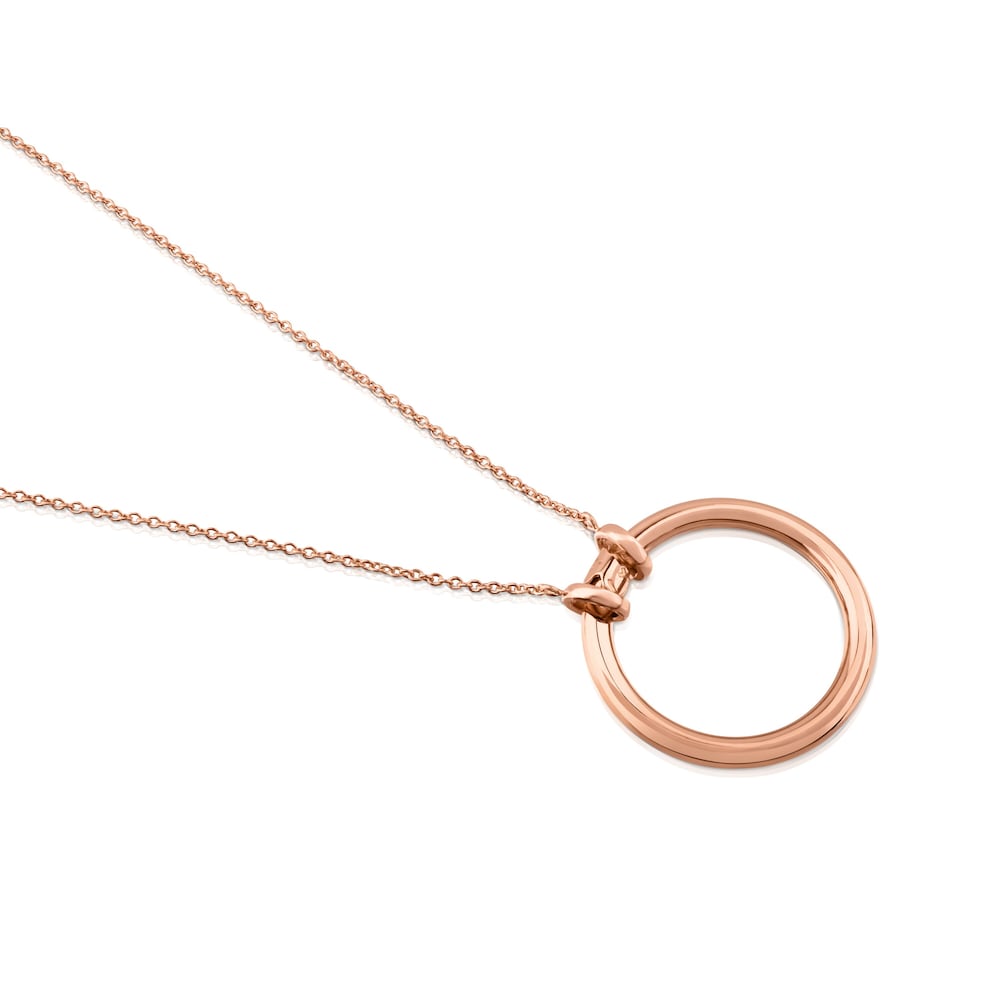 Colar Hold em Prata Vermeil rosa