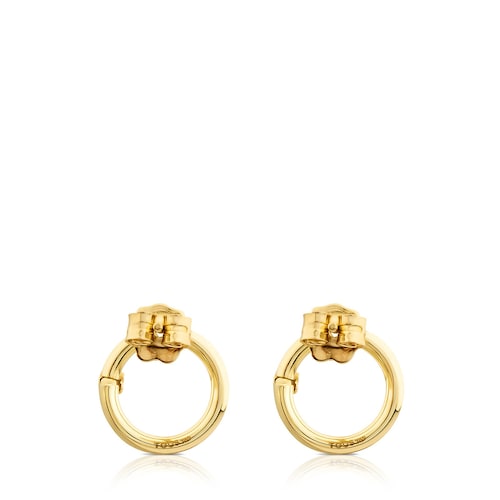 Pendientes pequeños de oro Hold