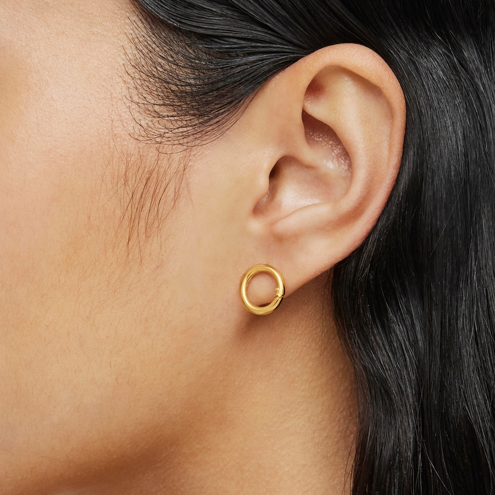 Gold Hold Earrings 47-100 image number 7