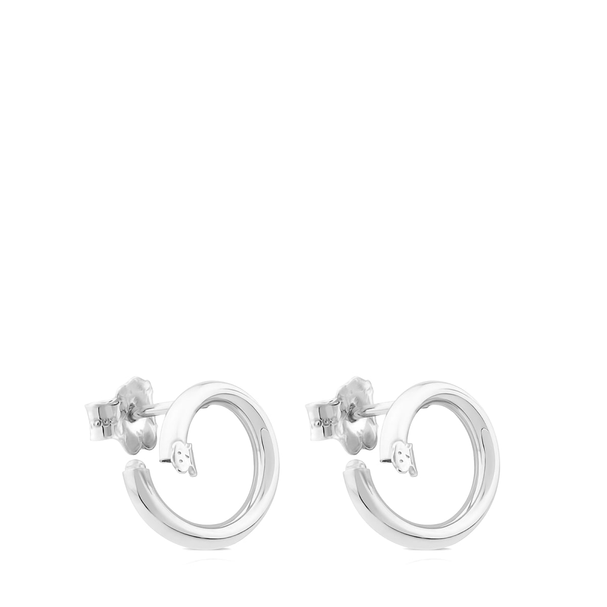 Pendientes pequeños de plata Hold