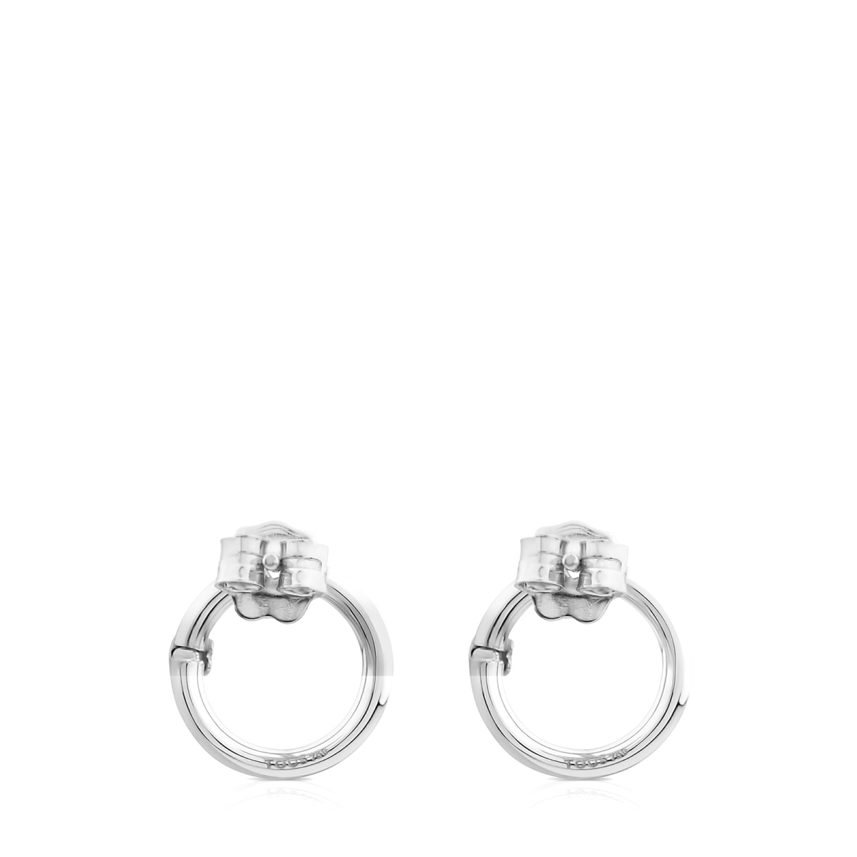 Pendientes pequeños de plata Hold