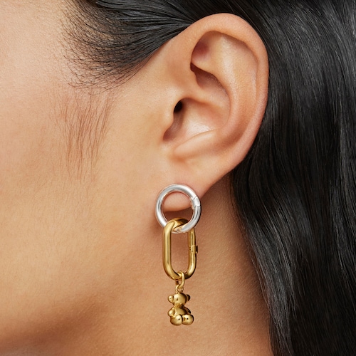 Small Silver Hold Earrings