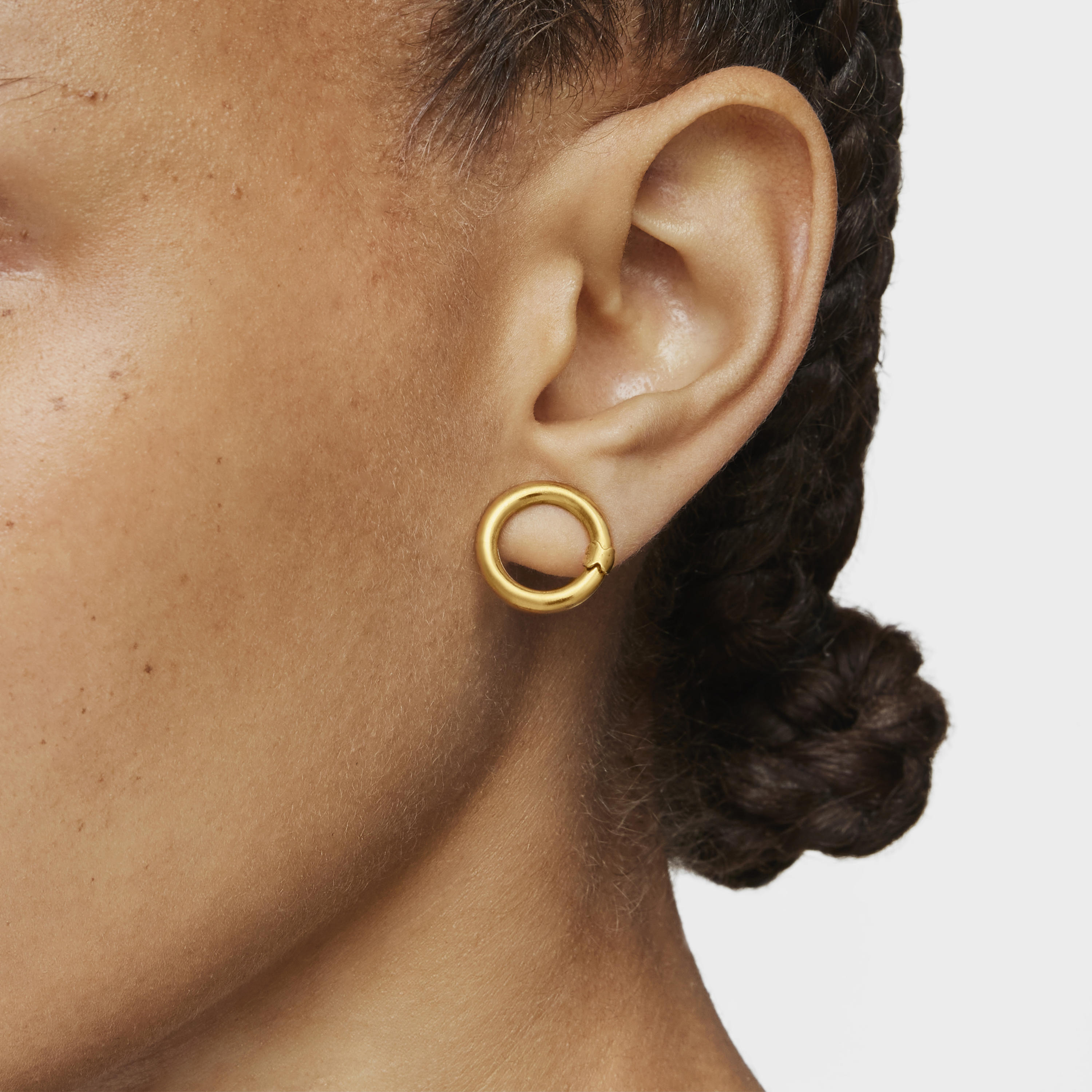 Silver Vermeil Hold Earrings