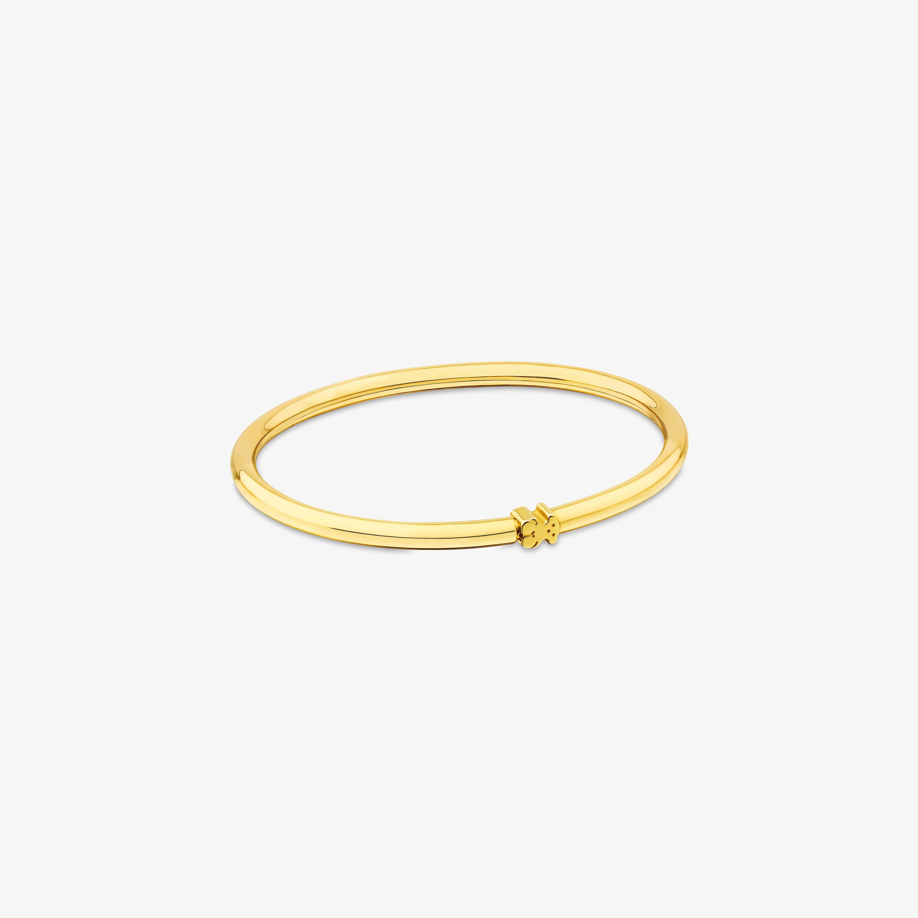 18K gold vermeil TOUS Warm Bracelet 0,6cm.