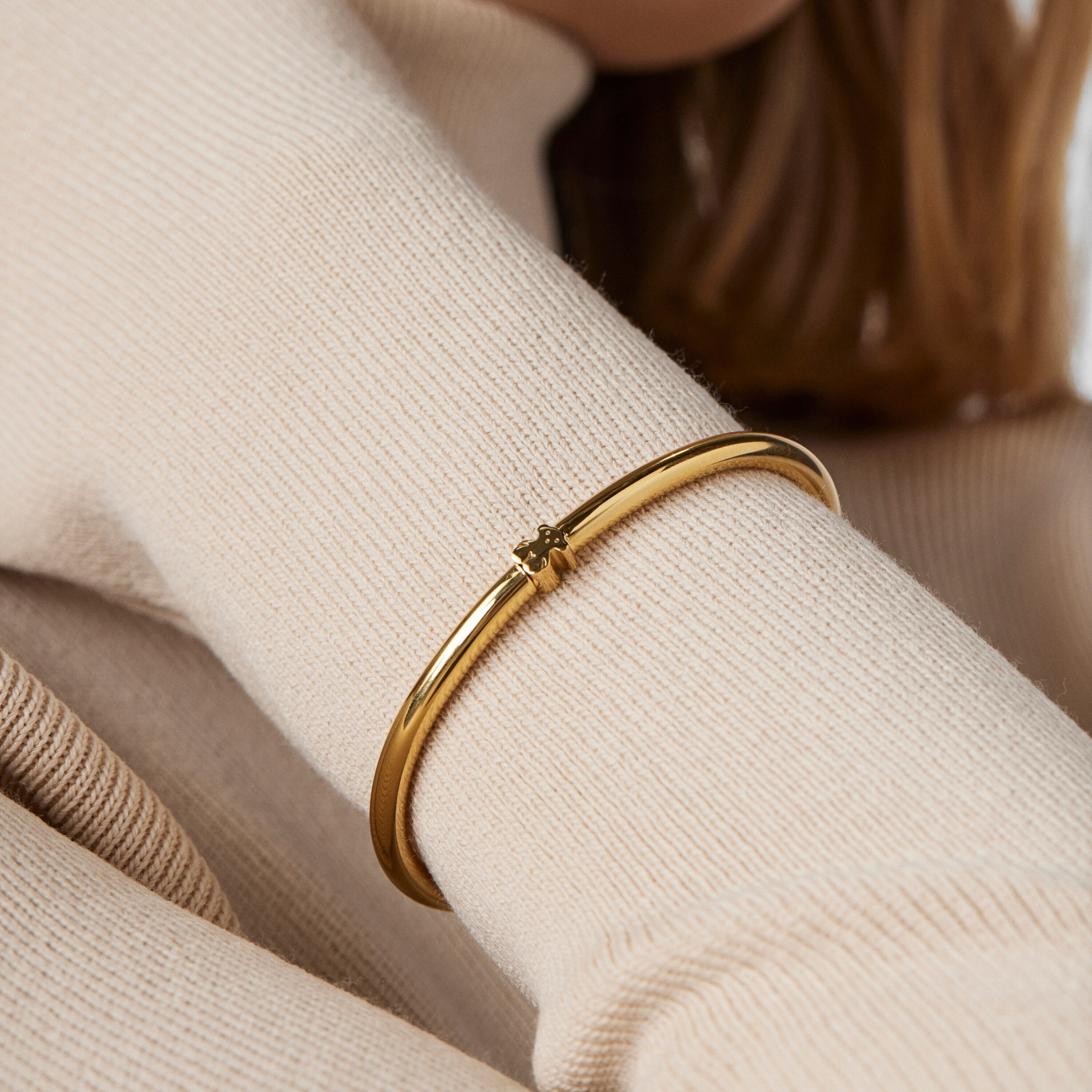 Vermeil Silver TOUS Warm Bracelet 0,6cm.