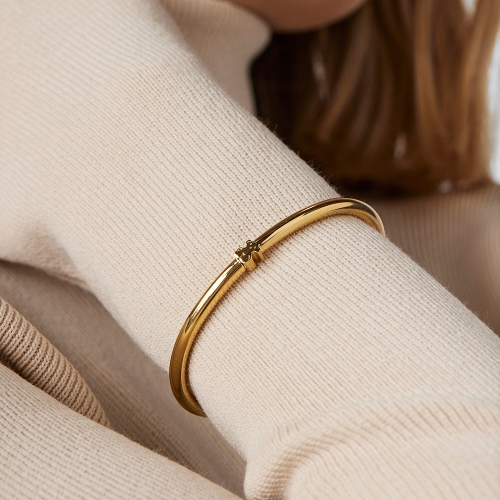 Vermeil Silver TOUS Warm Bracelet 0,6cm