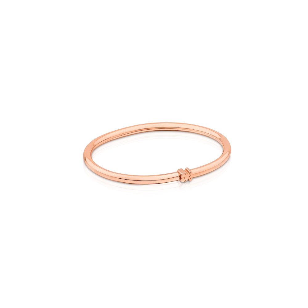 Pulsera Warm con ba&ntilde;o de oro rosa 18 kt sobre plata