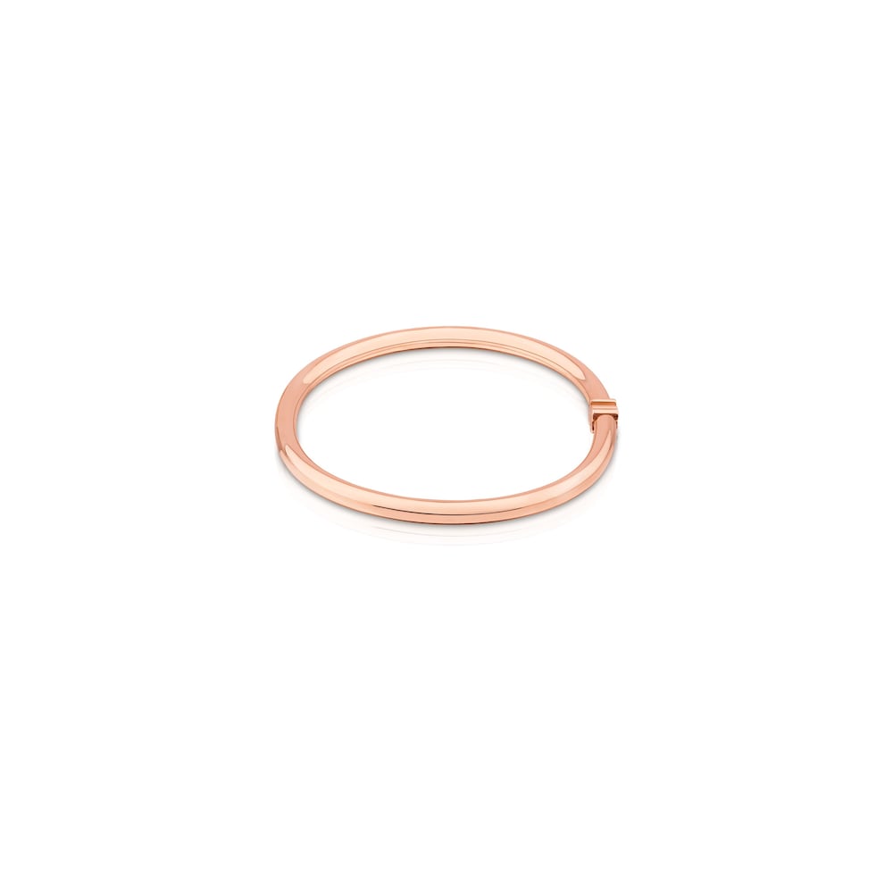 Pulsera Warm con ba&ntilde;o de oro rosa 18 kt sobre plata