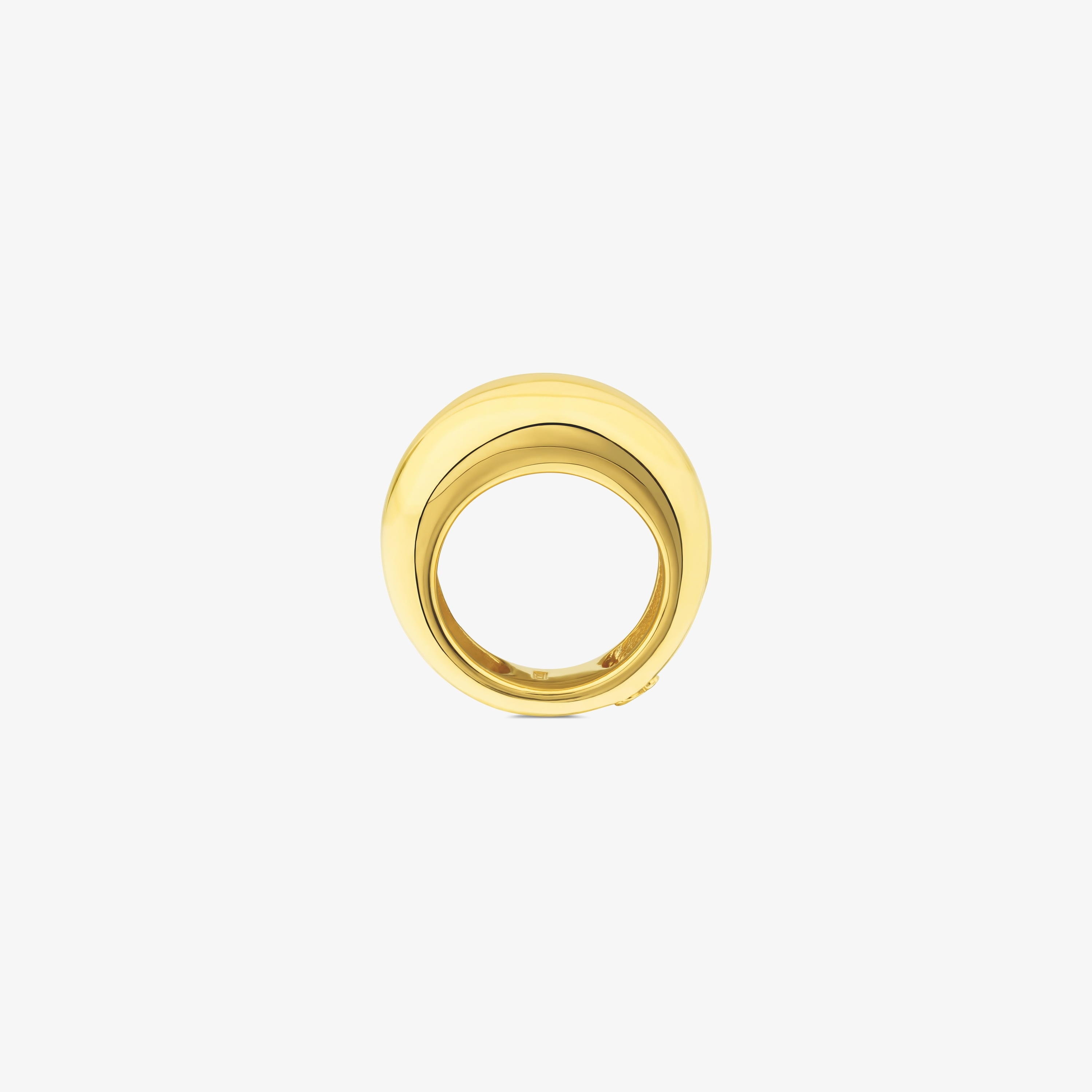 18K gold vermeil TOUS Warm Ring 1cm